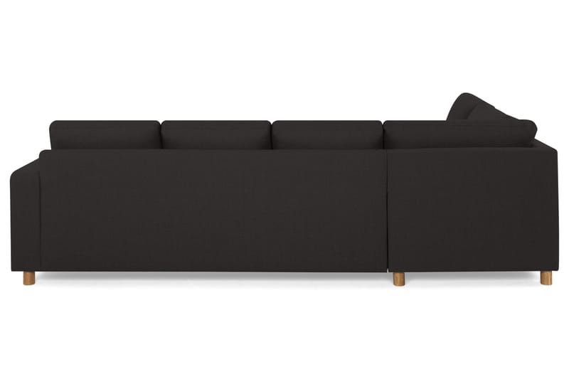 Crazy 4-sits Vänstervänd U-formad Large Soffa med Divan och Schäslong i Tyg - Antracit - Möbler - Soffa - Divansoffa & schäslongsoffa - 4 sits soffa med divan