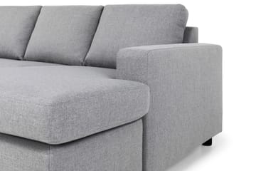 Crazy 4-sits Vänstervänd U-formad Large Soffa med Divan och Schäslong i Tyg - Grå - Möbler - Soffa - Divansoffa & schäslongsoffa - 4 sits soffa med divan