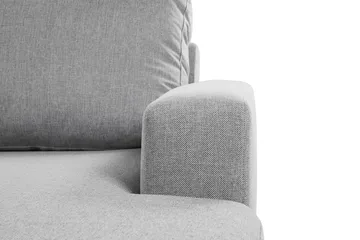 Crazy 4-sits Vänstervänd U-formad Large Soffa med Divan och Schäslong i Tyg - Grå - Möbler - Soffa - Divansoffa & schäslongsoffa - 4 sits soffa med divan