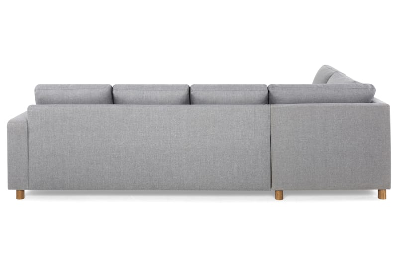 Crazy 4-sits Vänstervänd U-formad Large Soffa med Divan och Schäslong i Tyg - Grå - Möbler - Soffa - Divansoffa & schäslongsoffa - 4 sits soffa med divan
