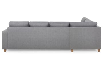 Crazy 4-sits Vänstervänd U-formad Large Soffa med Divan och Schäslong i Tyg - Grå - Möbler - Soffa - Divansoffa & schäslongsoffa - 4 sits soffa med divan