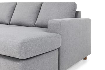 Crazy 4-sits Vänstervänd U-formad Large Soffa med Divan och Schäslong i Tyg - Grå - Möbler - Soffa - Divansoffa & schäslongsoffa - 4 sits soffa med divan