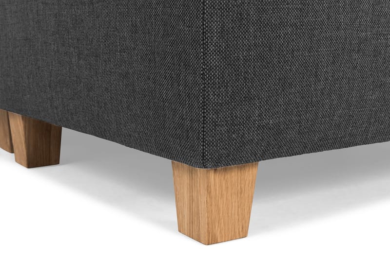 Crazy 5-sits Högervänd L-formad Schäslongsoffa i Tyg - Antracit - Möbler - Soffa - Divansoffa & schäslongsoffa - 4 sits soffa med divan