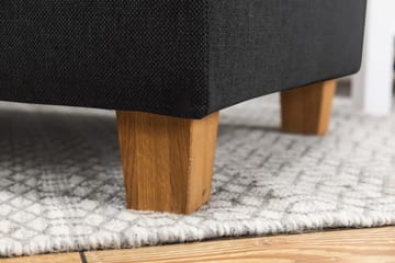 Crazy 5-sits Högervänd L-formad Schäslongsoffa i Tyg - Antracit - Möbler - Soffa - Divansoffa & schäslongsoffa - 4 sits soffa med divan