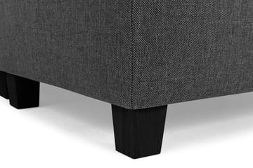 Crazy 5-sits Högervänd L-formad Schäslongsoffa i Tyg - Antracit - Möbler - Soffa - Divansoffa & schäslongsoffa - 4 sits soffa med divan