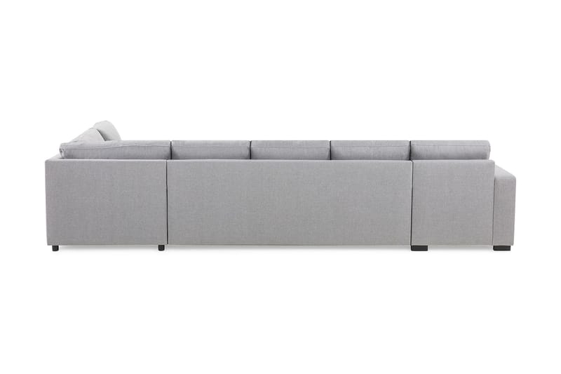 Crazy 5-sits Högervänd L-formad Schäslongsoffa i Tyg - Grå - Möbler - Soffa - Divansoffa & schäslongsoffa - 4 sits soffa med divan