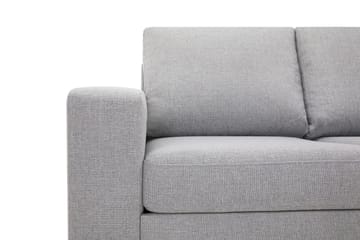 Crazy 5-sits Högervänd L-formad Schäslongsoffa i Tyg - Grå - Möbler - Soffa - Divansoffa & schäslongsoffa - 4 sits soffa med divan