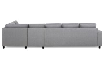 Crazy 5-sits Högervänd L-formad Schäslongsoffa i Tyg - Grå - Möbler - Soffa - Divansoffa & schäslongsoffa - 4 sits soffa med divan