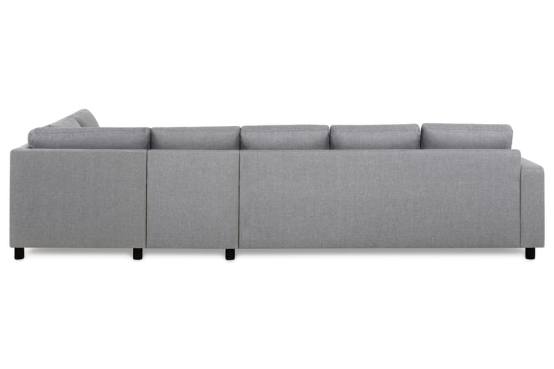Crazy 5-sits Högervänd L-formad Schäslongsoffa i Tyg - Grå - Möbler - Soffa - Divansoffa & schäslongsoffa - 4 sits soffa med divan