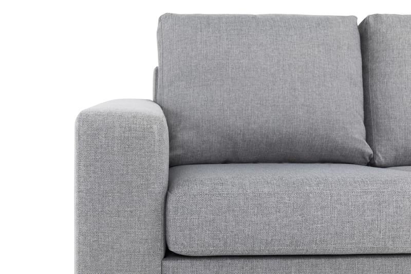 Crazy 5-sits Högervänd L-formad Schäslongsoffa i Tyg - Grå - Möbler - Soffa - Divansoffa & schäslongsoffa - 4 sits soffa med divan