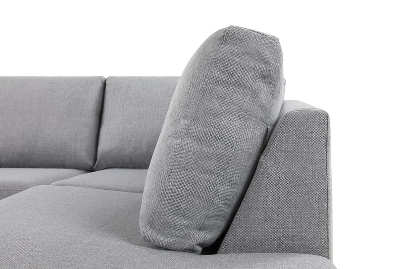 Crazy 5-sits Högervänd L-formad Schäslongsoffa i Tyg - Grå - Möbler - Soffa - Divansoffa & schäslongsoffa - 4 sits soffa med divan