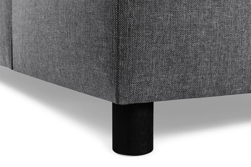 Crazy 5-sits Högervänd L-formad Schäslongsoffa i Tyg - Mörkgrå - Möbler - Soffa - Divansoffa & schäslongsoffa - 4 sits soffa med divan