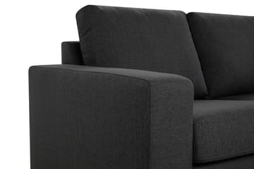 Crazy 5-sits Högervänd L-formad Schäslongsoffa i Tyg - Mörkgrå - Möbler - Soffa - Divansoffa & schäslongsoffa - 4 sits soffa med divan