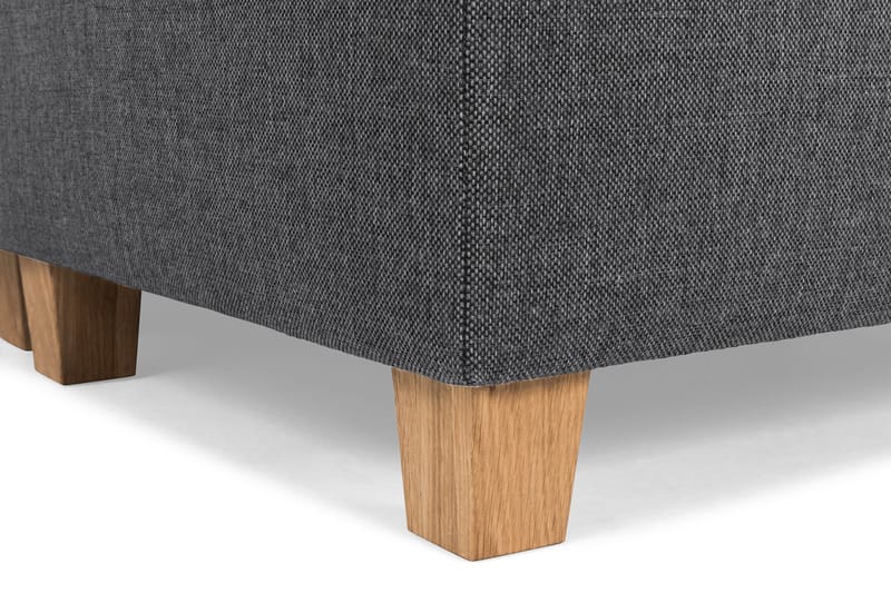 Crazy 5-sits Högervänd L-formad Schäslongsoffa i Tyg - Mörkgrå - Möbler - Soffa - Divansoffa & schäslongsoffa - 4 sits soffa med divan