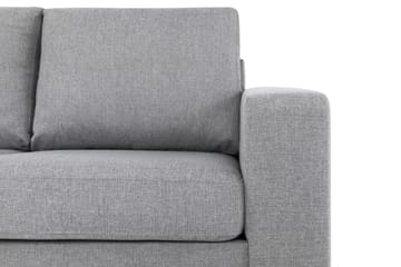 Crazy 5-sits Vänstervänd L-formad Schäslongsoffa i Tyg - Grå - Möbler - Soffa - Divansoffa & schäslongsoffa - 4 sits soffa med divan