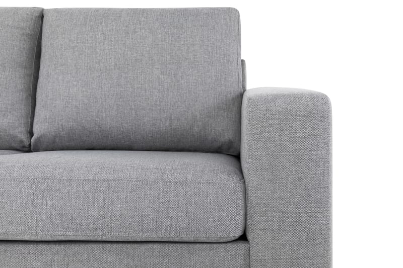 Crazy 5-sits Vänstervänd L-formad Schäslongsoffa i Tyg - Grå - Möbler - Soffa - Divansoffa & schäslongsoffa - 4 sits soffa med divan