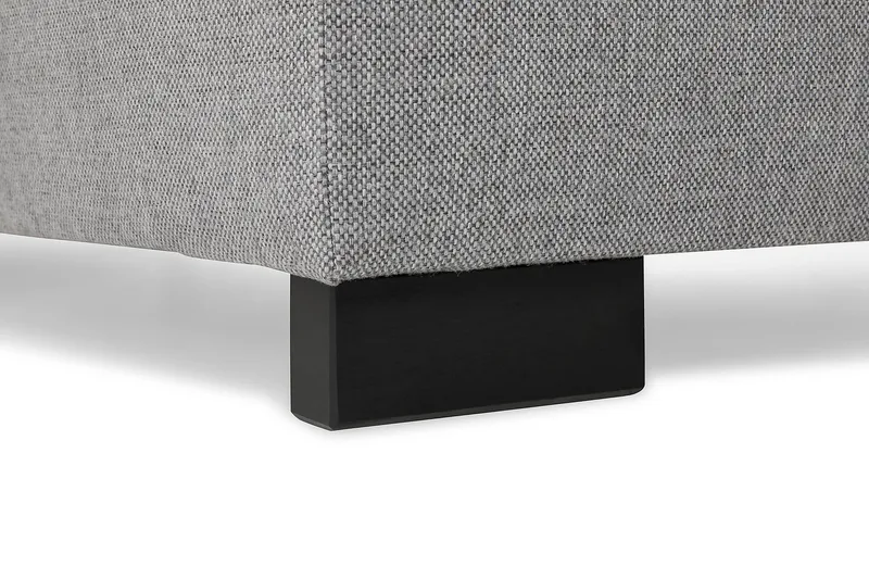 Crazy 5-sits Vänstervänd L-formad Schäslongsoffa i Tyg - Grå - Möbler - Soffa - Divansoffa & schäslongsoffa - 4 sits soffa med divan