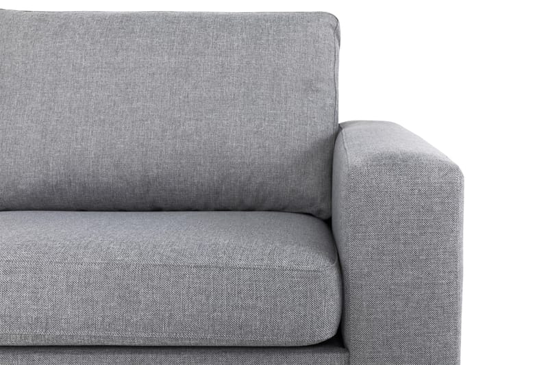 Crazy 5-sits Vänstervänd L-formad Schäslongsoffa i Tyg - Grå - Möbler - Soffa - Divansoffa & schäslongsoffa - 4 sits soffa med divan