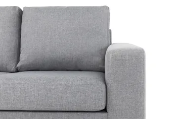 Crazy 5-sits Vänstervänd L-formad Schäslongsoffa i Tyg - Grå - Möbler - Soffa - Divansoffa & schäslongsoffa - 4 sits soffa med divan