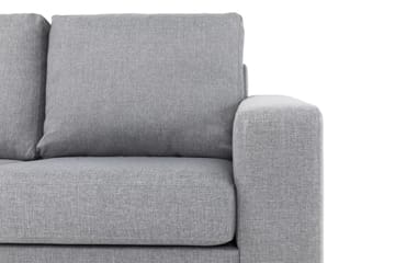 Crazy 5-sits Vänstervänd L-formad Schäslongsoffa i Tyg - Grå - Möbler - Soffa - Divansoffa & schäslongsoffa - 4 sits soffa med divan