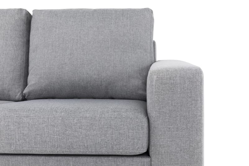 Crazy 5-sits Vänstervänd L-formad Schäslongsoffa i Tyg - Grå - Möbler - Soffa - Divansoffa & schäslongsoffa - 4 sits soffa med divan