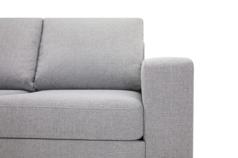 Crazy 5-sits Vänstervänd L-formad Schäslongsoffa i Tyg - Grå - Möbler - Soffa - Divansoffa & schäslongsoffa - 4 sits soffa med divan