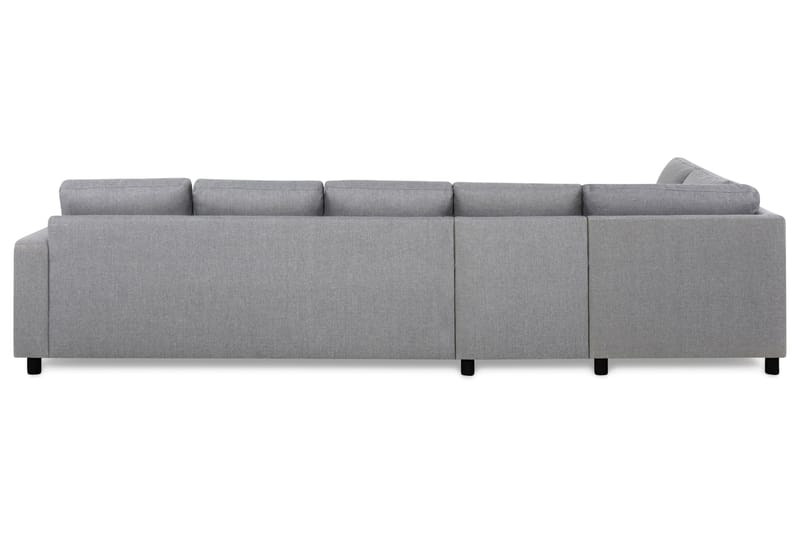 Crazy 5-sits Vänstervänd L-formad Schäslongsoffa i Tyg - Grå - Möbler - Soffa - Divansoffa & schäslongsoffa - 4 sits soffa med divan