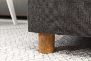 Crazy 5-sits Vänstervänd L-formad Schäslongsoffa i Tyg - Mörkgrå - Möbler - Soffa - Divansoffa & schäslongsoffa - 4 sits soffa med divan