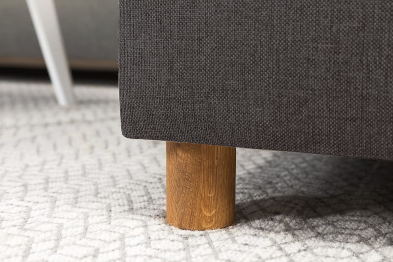 Crazy 5-sits Vänstervänd L-formad Schäslongsoffa i Tyg - Mörkgrå - Möbler - Soffa - Divansoffa & schäslongsoffa - 4 sits soffa med divan