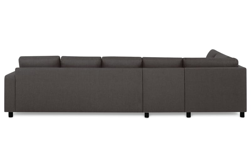 Crazy 5-sits Vänstervänd L-formad Schäslongsoffa i Tyg - Mörkgrå - Möbler - Soffa - Divansoffa & schäslongsoffa - 4 sits soffa med divan