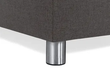 Crazy 5-sits Vänstervänd L-formad Schäslongsoffa i Tyg - Mörkgrå - Möbler - Soffa - Divansoffa & schäslongsoffa - 4 sits soffa med divan