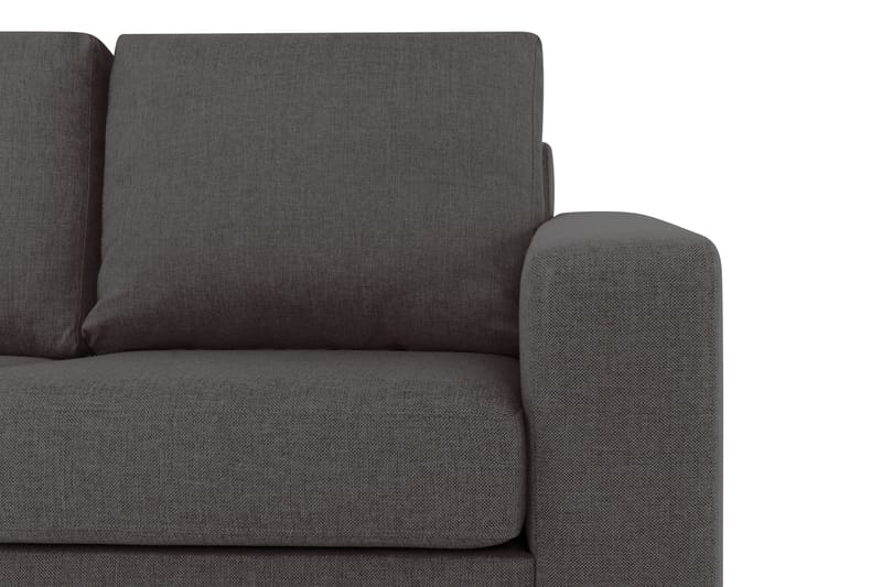 Crazy 5-sits Vänstervänd L-formad Schäslongsoffa i Tyg - Mörkgrå - Möbler - Soffa - Divansoffa & schäslongsoffa - 4 sits soffa med divan
