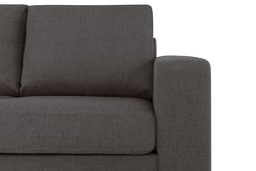 Crazy 5-sits Vänstervänd L-formad Schäslongsoffa i Tyg - Mörkgrå - Möbler - Soffa - Divansoffa & schäslongsoffa - 4 sits soffa med divan