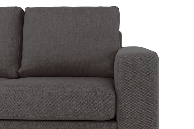Crazy 5-sits Vänstervänd L-formad Schäslongsoffa i Tyg - Mörkgrå - Möbler - Soffa - Divansoffa & schäslongsoffa - 4 sits soffa med divan