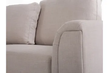 Dugard 4-sits Djup L-formad Hörnsoffa med Divan i Tyg - Beige - Möbler - Soffa - Divansoffa & schäslongsoffa - 4 sits soffa med divan