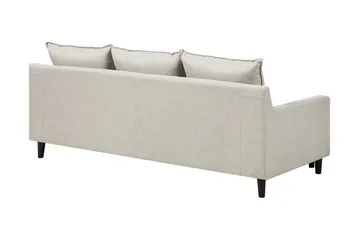 Elvenes 3-sits Höger L-formad Divansoffa 206 cm med Förvaring i Tyg - Beige - Möbler - Soffa - Divansoffa & schäslongsoffa - 4 sits soffa med divan