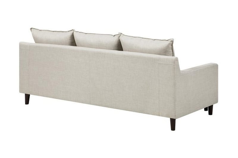 Elvenes 3-sits Höger L-formad Divansoffa 206 cm med Förvaring i Tyg - Beige - Möbler - Soffa - Divansoffa & schäslongsoffa - 4 sits soffa med divan