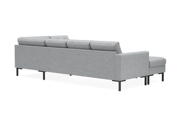 Frillestad 4-sits Högervänd U-formad Soffa med Divan och Schäslong i Tyg - Grå - Möbler - Soffa - Divansoffa & schäslongsoffa - 4 sits soffa med divan