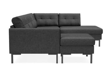 Frillestad 4-sits Högervänd U-formad Soffa med Divan och Schäslong i Tyg - Mörkgrå - Möbler - Soffa - Divansoffa & schäslongsoffa - 4 sits soffa med divan