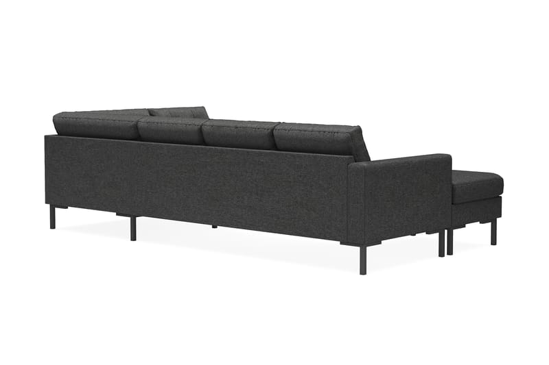 Frillestad 4-sits Högervänd U-formad Soffa med Divan och Schäslong i Tyg - Mörkgrå - Möbler - Soffa - Divansoffa & schäslongsoffa - 4 sits soffa med divan