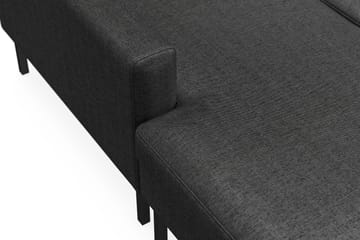 Frillestad 4-sits Högervänd U-formad Soffa med Divan och Schäslong i Tyg - Mörkgrå - Möbler - Soffa - Divansoffa & schäslongsoffa - 4 sits soffa med divan
