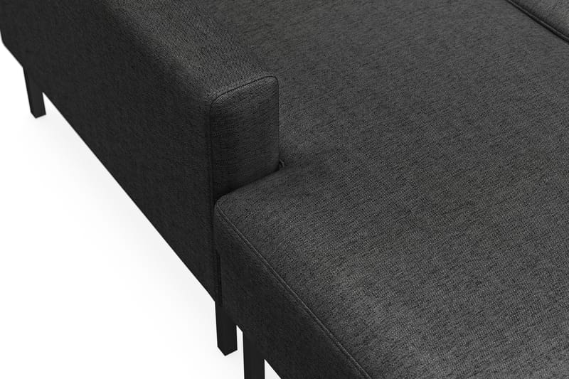 Frillestad 4-sits Högervänd U-formad Soffa med Divan och Schäslong i Tyg - Mörkgrå - Möbler - Soffa - Divansoffa & schäslongsoffa - 4 sits soffa med divan