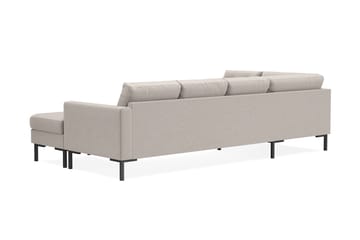 Frillestad 4-sits Vänstervänd U-formad Soffa med Divan och Schäslong i Tyg - Beige - Möbler - Soffa - Divansoffa & schäslongsoffa - 4 sits soffa med divan