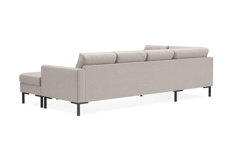 Frillestad 4-sits Vänstervänd U-formad Soffa med Divan och Schäslong i Tyg - Beige - Möbler - Soffa - Divansoffa & schäslongsoffa - 4 sits soffa med divan