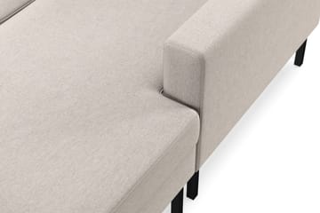 Frillestad 4-sits Vänstervänd U-formad Soffa med Divan och Schäslong i Tyg - Beige - Möbler - Soffa - Divansoffa & schäslongsoffa - 4 sits soffa med divan
