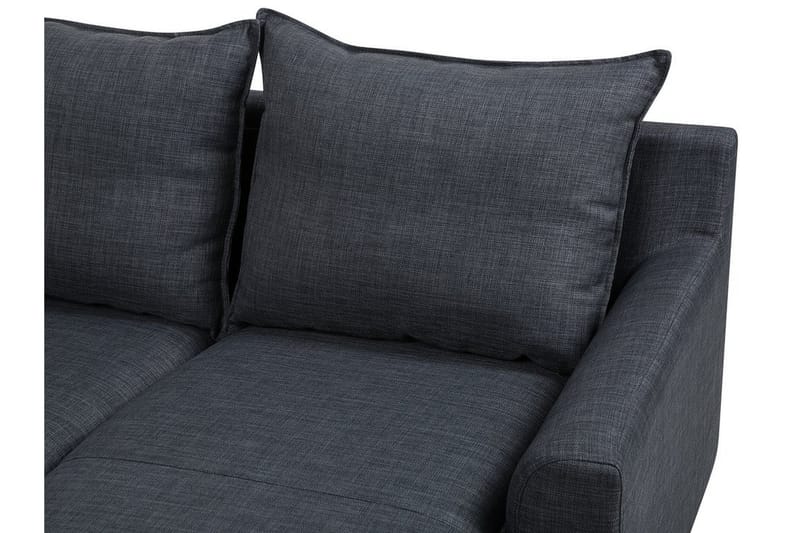 Hörnsoffa Elvenes 206 cm - Mörkgrå - Möbler - Soffa - Divansoffa & schäslongsoffa - 4 sits soffa med divan
