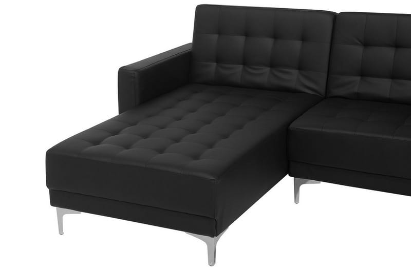 Hörnsoffa Najera - Svart - Möbler - Soffa - Divansoffa & schäslongsoffa - 4 sits soffa med divan