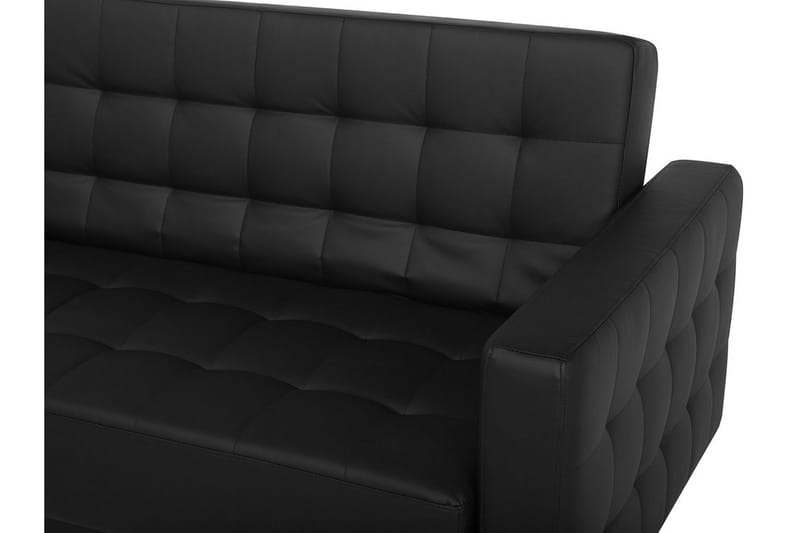 Hörnsoffa Najera - Svart - Möbler - Soffa - Divansoffa & schäslongsoffa - 4 sits soffa med divan