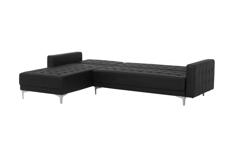 Hörnsoffa Najera - Svart - Möbler - Soffa - Divansoffa & schäslongsoffa - 4 sits soffa med divan