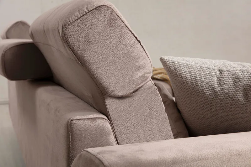 Jaraad Divansoffa Höger - Beige/Svart - Möbler - Soffa - Divansoffa & schäslongsoffa - 4 sits soffa med divan